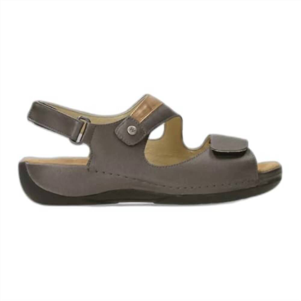 NEW WOLKY women's liana sandal in inox bronze